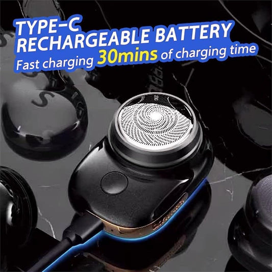 Mini Electric Shaver ABS + Aluminum Model 2202