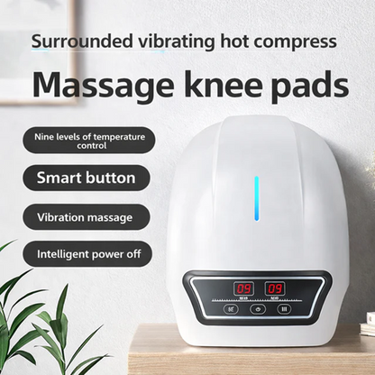 Electric Heated Knee Massager with Vibration Therapy Joint Pain Relief | جهاز تدليك الركبة الكهربائي