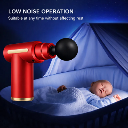 Cordless Massage Gun – 6 Speeds, Deep Tissue, USB-C Fast Charge | مسدس تدليك لاسلكي