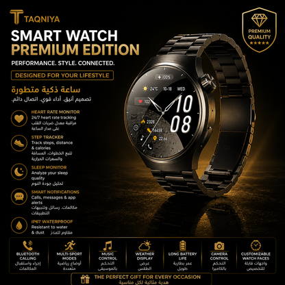 Wise X38 Max Smart Watch – Classic Luxury Design with Smart Technology | ساعة Wise X38 Max الذكية