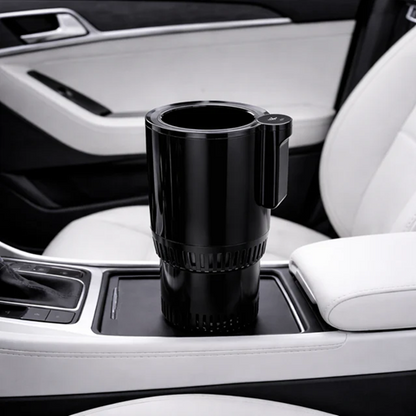 2-in-1 Smart Car Cup Cooler & Heater with LED Display, Touch Control | مبرد وسخان كوب السيارة
