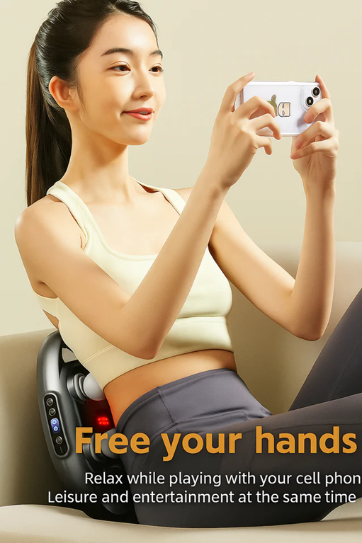 Six Head Electric Massager Full Body Vibration Therapy Device | جهاز تدليك كهربائي 6 رؤوس