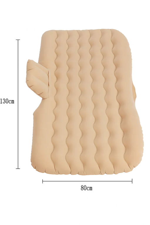 Car Inflatable Air Mattress Bed with 2 Pillows & Storage Piers, Beige | مرتبة هوائية للسيارة
