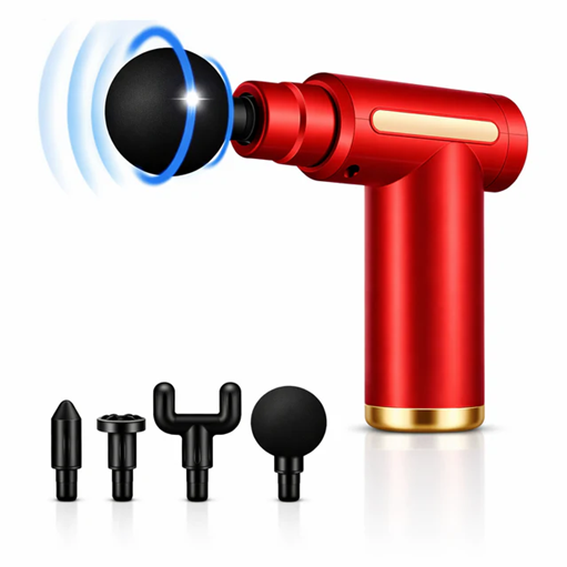 Cordless Massage Gun – 6 Speeds, Deep Tissue, USB-C Fast Charge | مسدس تدليك لاسلكي