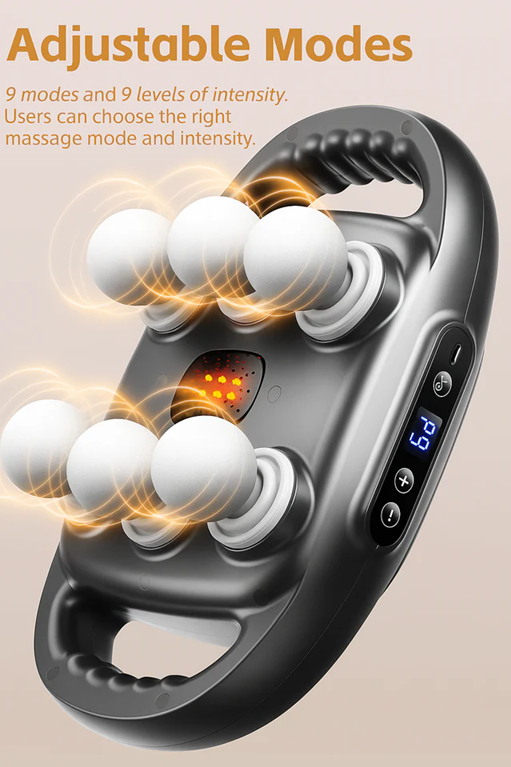 Six Head Electric Massager Full Body Vibration Therapy Device | جهاز تدليك كهربائي 6 رؤوس