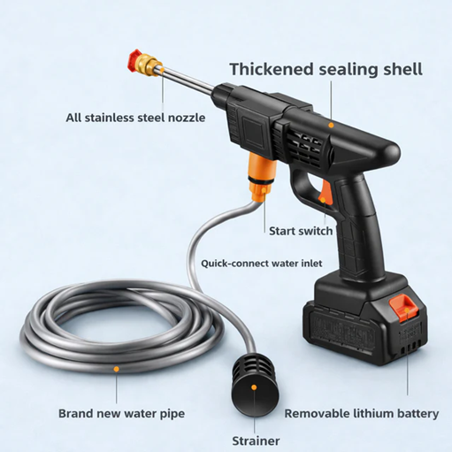 48V Portable Pressure Washer – Cordless Handheld | غسال ضغط محمول 48 فولت