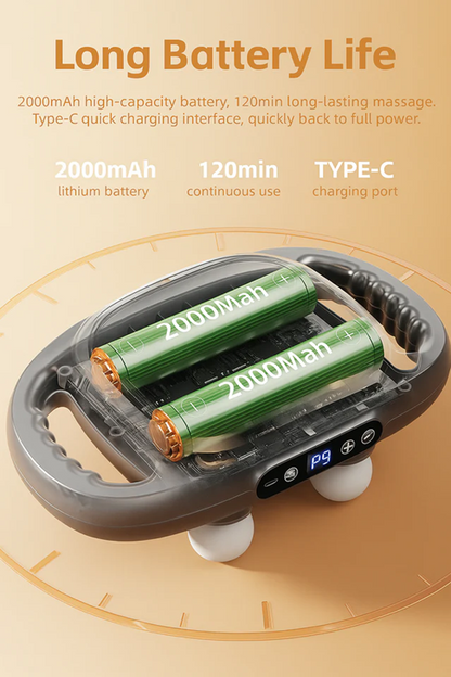Six Head Electric Massager Full Body Vibration Therapy Device | جهاز تدليك كهربائي 6 رؤوس