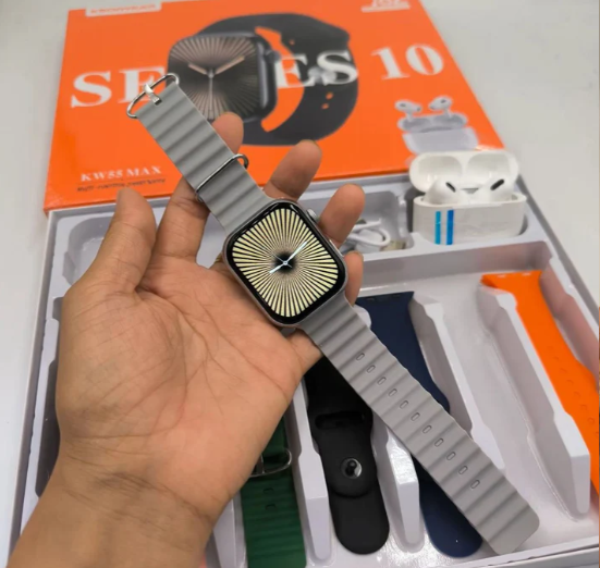 Smart Watch Series 10 KW55 Max   | ساعة ذكية Series 10 KW55 Max سوداء