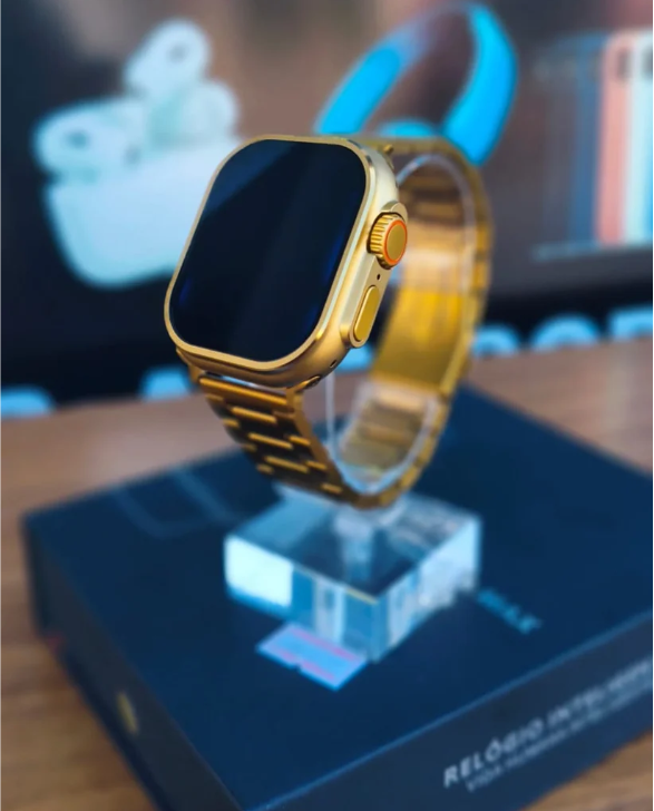 Smart Watch Series 8 Ultra-3 Gold Edition | ساعة ذكية Series 8 Ultra-3 الذهبية
