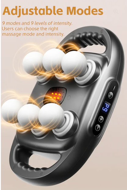 Cuifati 6-Head Massage Gun – Deep Tissue, 9 Levels & 9 Modes | مسدس تدليك Cuifati