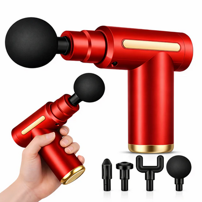 Cordless Massage Gun – 6 Speeds, Deep Tissue, USB-C Fast Charge | مسدس تدليك لاسلكي
